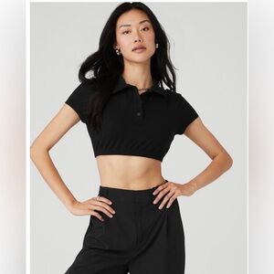 Alo Cropped Prestige Polo Sz S